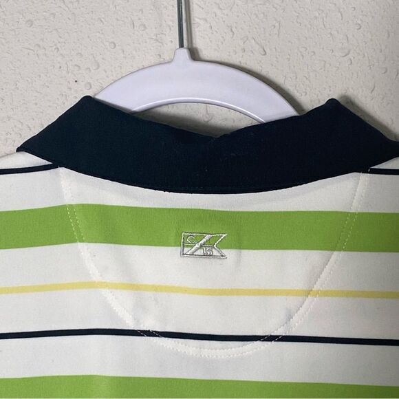 Cutter & Buck Green Bay Packers CB Dry Tec Striped Polo Shirt Men's Size Large - Picture 7 of 16